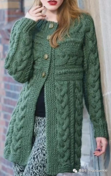 50款時髦舒適的粗絞花針織開衫夾克設(shè)計集錦